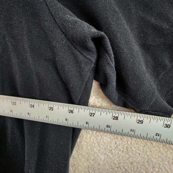 Polo Ralph Lauren Pique Polo Shirt Mens 3XLT Black Red Pony Classic Preppy - Picture 4 of 9